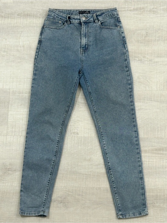 Black Tape_ Denim - Black Tape_ High-Rise Slim Leg Women’s Skinny Jeans in Faded Blue size 28